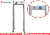 IR System Multi Zone Walk Through Metal Detector Gate With Both Sided LED
