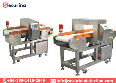 LCD Screen Industrial Metal Detector Conveyor 120W For Meat / Poultry / Seafood