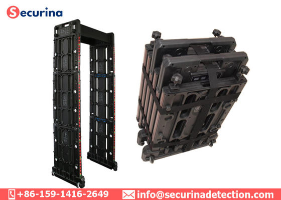 Nhẹ đi qua máy dò kim loại Bảo mật Phát hiện mối đe dọa Tìm kiếm vũ khí