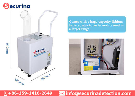 Thiết bị khử trùng phun sương 110V / 220V 60HZ / 50HZ Tiêu diệt 99,9% vi trùng